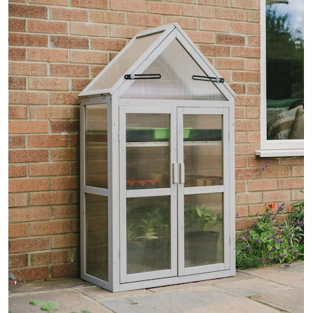 Gardman WOODEN GROWHOUSE DOVE GREY W22 R70200425